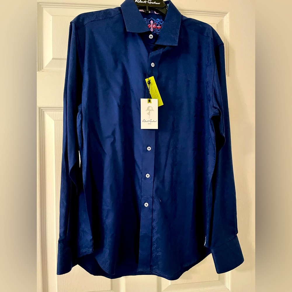 NWT Robert Graham Long Sleeve Button Down